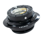 NRG Quick Release Gen 2.2 - Black Body / Shiny Black Oval Ring