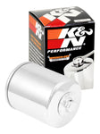 K&N Harley Davidson / Buell 3in OD x 4.063in H Chrome Oil Filter
