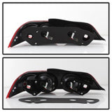 Spyder Acura RSX 02-04 LED Tail Lights Red Clear ALT-YD-ARSX02-LED-RC
