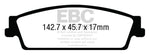 EBC 15+ Gmc Yukon XL / Denali XL 1500 Extra Duty Rear Brake Pads