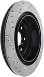 StopTech 07-10 GMC Sierra (w/ Rear Drum) / 07-09 GMC Yukon Rear Left Slotted & Drilled Rotor