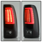 Spyder 03-06  Chevy Silverado (Does Not Fit Stepside) Version 2 LED Tail Lights - Black Smoke