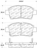 StopTech Performance 00-05 Celica GT-S Rear Brake Pads