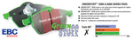 EBC 14+ Acura MDX 3.5 Greenstuff Front Brake Pads