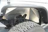 DV8 Offroad 07-18 Jeep Wrangler JK Front Aluminum Inner Fender - Raw