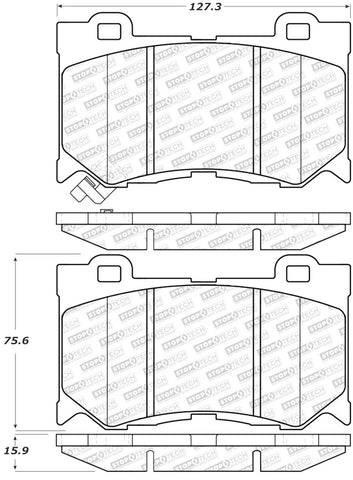 StopTech Street Select Brake Pads - Front