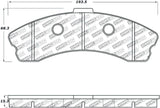 StopTech Performance 06-09 Chevrolet Corvette Z06 Front Brake Pads