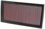 K&N 08 Mercedes Benz CLK63 AMG 6.3L Drop In Air Filter