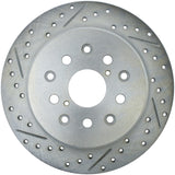 StopTech 01-05 Lexus IS300 / 02-10 Lexus SC430 Sport Slotted & Drilled Rear Right Brake Rotor
