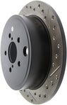 StopTech 08-10 Impreza WRX (Exc STi)/08-10 Impreza Coupe/Sedan Slotted & Drilled Left Rear Rotor