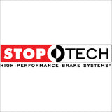 StopTech BBK 08-13 BMW M3/11-12 1M Coupe Rr Trophy Anodized ST-40 Caliper 355x32 Slotted Rotor