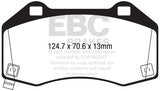 EBC 2017+ Fiat 124 Spider 1.4L Turbo Abarth Yellowstuff Front Brake Pads