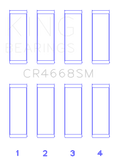 King Chrysler/Mitsubishi/Hyundai/Kia World Engine (Size Standard) Connecting Rod Bearing Set