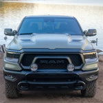 Rigid Industries 2019+ Dodge Ram 1500 A-Pillar LED Light Mounts