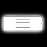 ORACLE Lighting Universal Illuminated LED Letter Badges - Matte White Surface Finish - B NO RETURNS