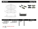 StopTech Performance 04-09 Acura TSX / 09 Accord V6 Coupe ONLY Front Brake Pads