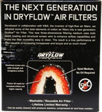 AEM Dryflow Conical Air Filter 5.5in Base OD / 4.75in Top OD / 5in Height