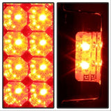 Spyder Ford F150 side 97-03/F250/350 Duty 99-07 LED Tail Lights Red Clear ALT-YD-FF15097-LED-RC