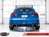 AWE Tuning 17-19 Audi RS3 8V SwitchPath Exhaust w/Diamond Black RS-Style Tips