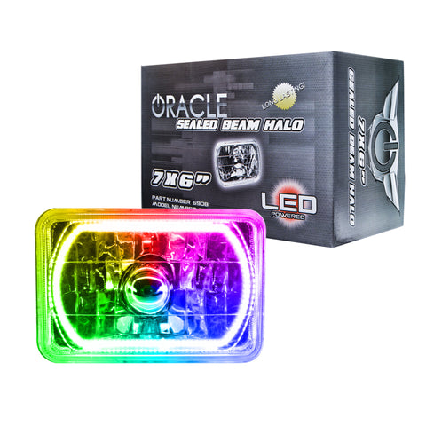 Oracle Pre-Installed Lights 7x6 IN. Sealed Beam - ColorSHIFT Halo SEE WARRANTY