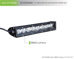 DV8 Offroad SL 8 Slim 10in Light Bar Slim 50W Spot 5W CREE LED - Black