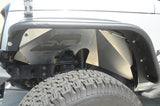 DV8 Offroad 07-18 Jeep Wrangler JK Front Aluminum Inner Fender - Raw