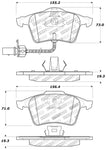 StopTech Performance 07-09 Mazda 3 Front Brake Pads