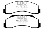 EBC 15+ Ford Expedition 3.5 Twin Turbo 2WD Yellowstuff Front Brake Pads