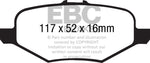 EBC 13+ Ford Explorer 3.5 Twin Turbo 4WD Yellowstuff Rear Brake Pads