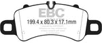 EBC 17-18 Porsche 718 Boxster 2.5L Redstuff Front Brake Pads