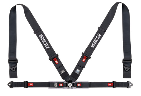 Sparco Belt 4Pt 3in/2in Competition Harness - Black
