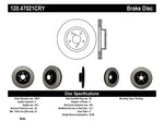 Stoptech 06-08 Subaru Legacy Wagon/Sedan 2.5i Front Cyro Performance Rotor