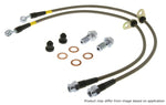 StopTech 08-10 EVO X AWD Stainless Steel Rear Brake Lines