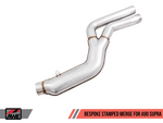 AWE 2020 Toyota Supra A90 Resonated Touring Edition Exhaust - 5in Diamond Black Tips