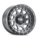 Dirty Life 9311 Enigma Pro 17x9/6x139.7 BP/-12mm Offset/106mm Hub Satin Graphite Wheel - Beadlock