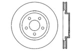 StopTech 05-09 Chrysler 300 (5.7L V8 exc SRT-8) Rear Left Slotted & Drilled Rotor