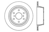 StopTech 07-10 GMC Sierra (w/ Rear Drum) / 07-09 GMC Yukon Rear Left Slotted & Drilled Rotor