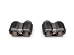 Akrapovic 2021+ BMW G87 M2, G80 M3 &amp; G82 M4 Octagonal Carbon Design Tail Pipe Set