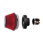 BLOX Racing Shorty Performance 5in Air Filter w/3in Velocity Stack and Coupler Kit