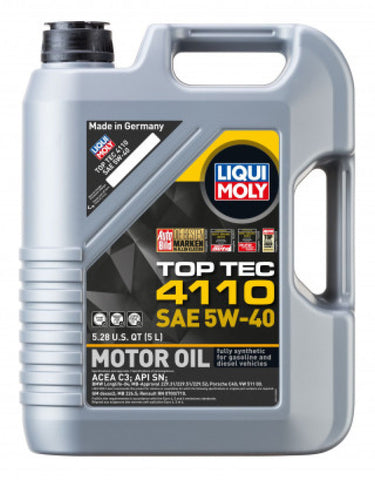 LIQUI MOLY 5L Top Tec 4110 Motor Oil SAE 5W40