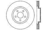 StopTech 05-09 Chrysler 300 (5.7L V8 exc SRT-8) Front Right Slotted & Drilled Rotor