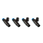 Injector Dynamics 1340cc Injectors - 48mm Length - 14mm Black Bottom - 14mm Lower O-Ring (Set of 4)