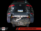 AWE Tuning VW MK7 GTI Track Edition Exhaust - Diamond Black Tips