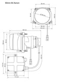 Hella 90MM Bi-Xenon High/Low Beam Module Head Lamp