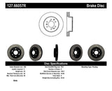 StopTech 05-10 GMC Sierra 1500 (w Rear Drum) / 07-09 GMC Yukon Front Right Slotted & Drilled Rotor