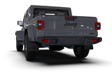 Rally Armor 19-25 Jeep JT Gladiator (Mojave/Rubicon) Black Mud Flap w/Metallic Black Logo