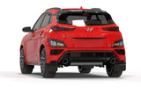 Rally Armor 2022 Hyundai Kona N Black UR Mud Flap w/ Red Logo