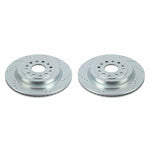 Power Stop 19-20 Ram 1500 Rear Evolution Drilled & Slotted Rotors - Pair