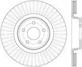 StopTech 14.5+ Ford Focus ST Front Left Slotted Performance Rotor