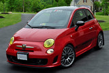 Rally Armor 2012-18 Fiat 500 (Pop/Sport/Lounge/Abarth) Red Mud Flap w/ White Logo